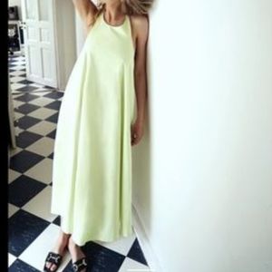 Halter green Zara dress